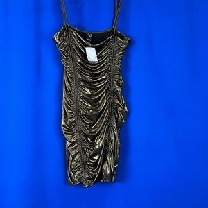 Metallic party dress NEW NEVER WORN